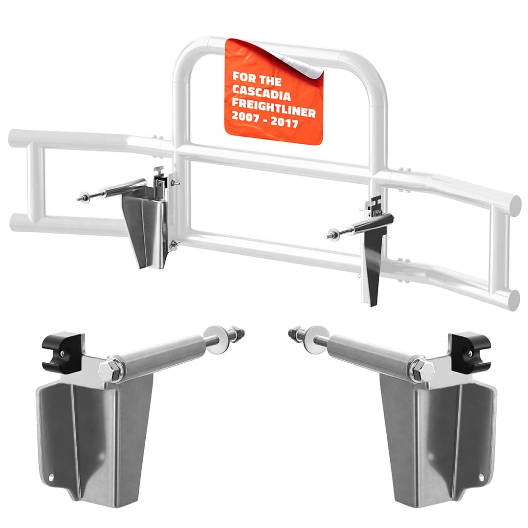 Front Bumper Guard Mounting Brackets for Freightliner Cascadia 2007-2017 (Brackets ONLY)