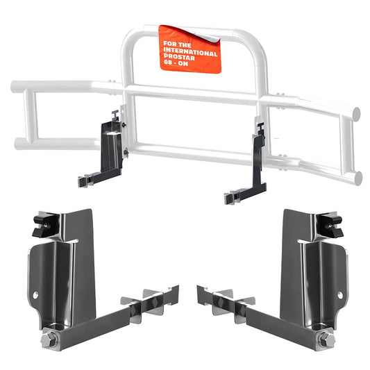 Front Bumper Guard Mounting Brackets for International Prostar 2008-Current (Brackets ONLY)