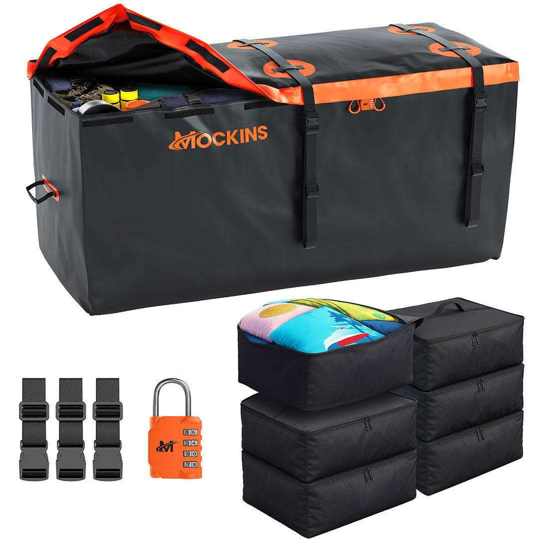 30 Cu Ft Cargo Bag 60"x24"x36" & Packing Cubes