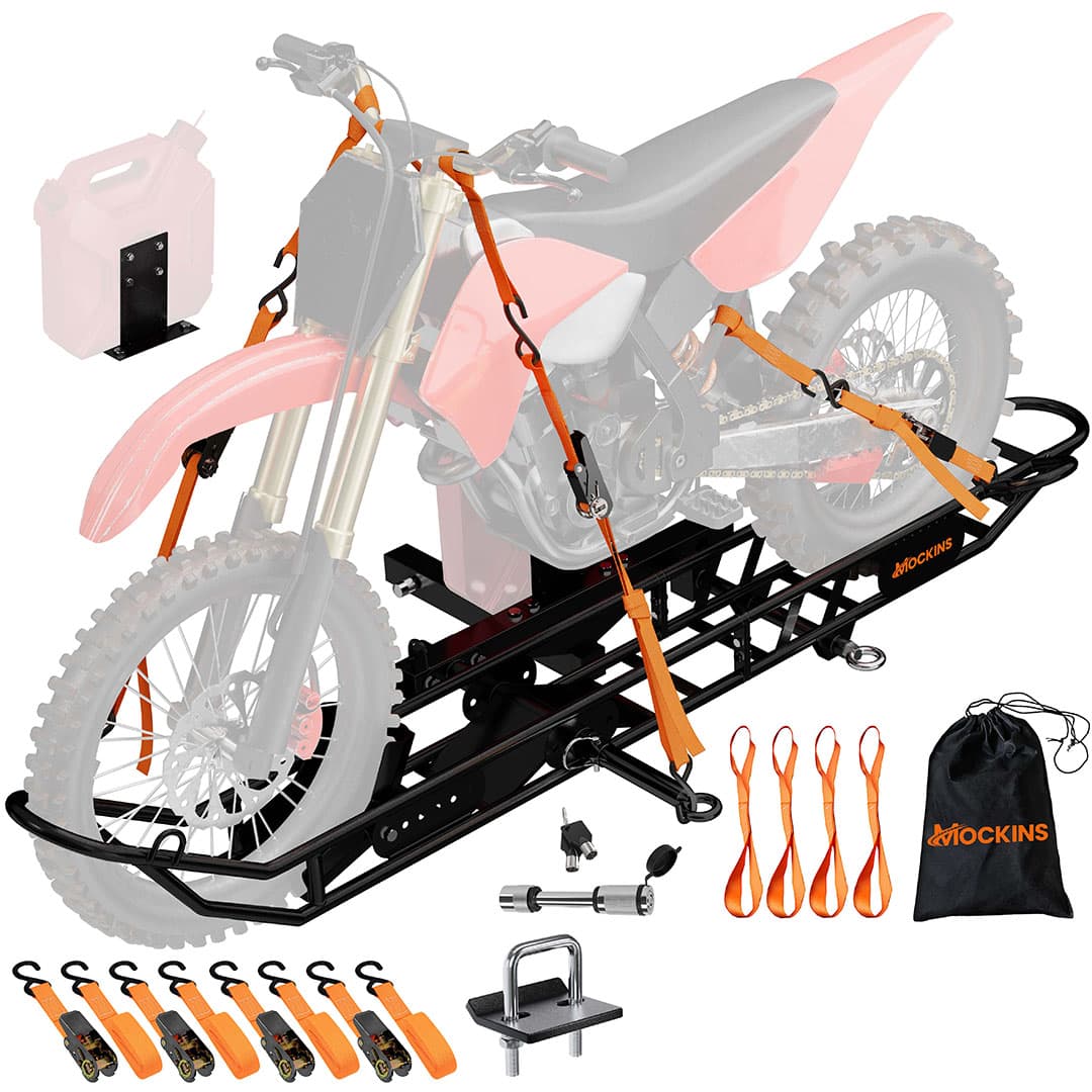 Dirt bike fashion trailer hitch