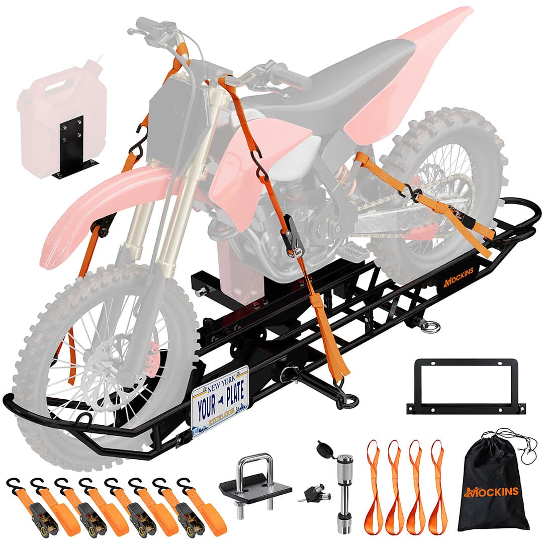 Tilting Dirt Bike Hitch Carrier for Hassle-Free Loading – Mockins