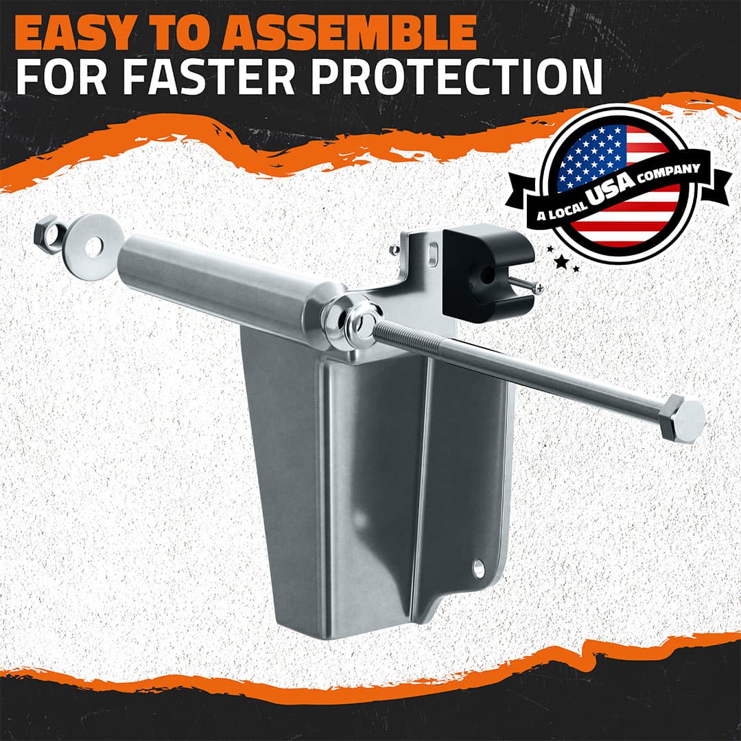 Front Bumper Guard Mounting Brackets for Freightliner Cascadia 2007-2017 (Brackets ONLY)