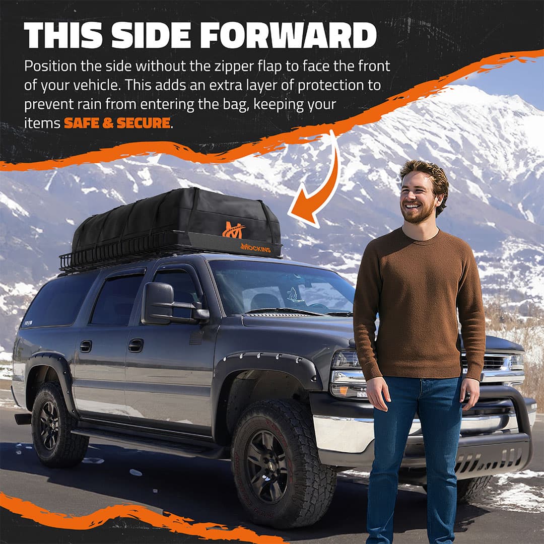 90"x50"x6" XXL Roof Carrier & 50 Cu Ft Roof Bag