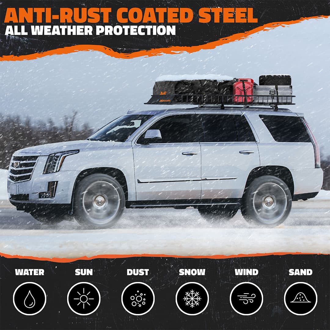 90"x50"x6" XXL Rooftop Carrier Basket