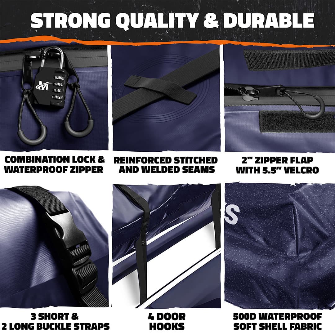 30 Cu Ft. Navy Blue Rooftop Bag 60"x43"x20"