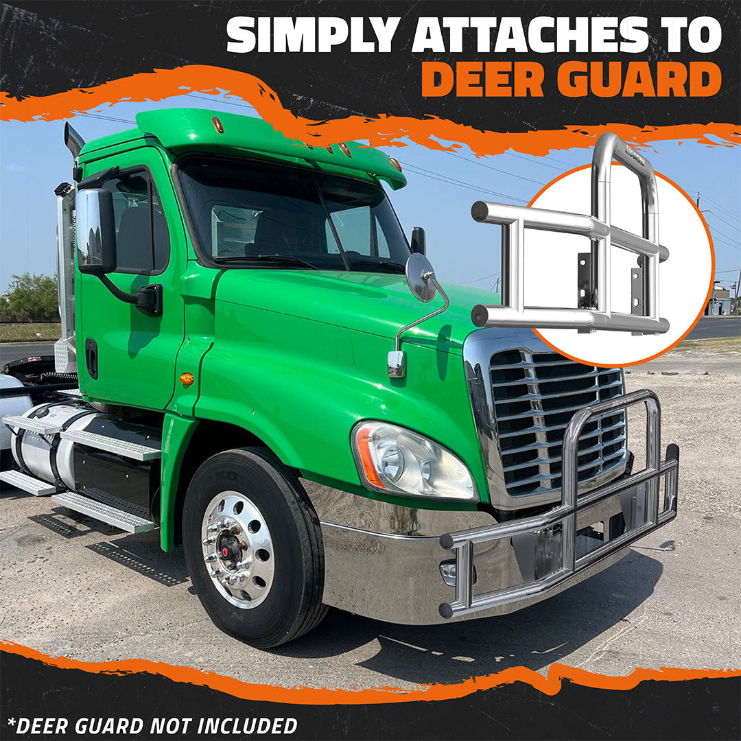 Front Bumper Guard Mounting Brackets for Freightliner Cascadia 2007-2017 (Brackets ONLY)
