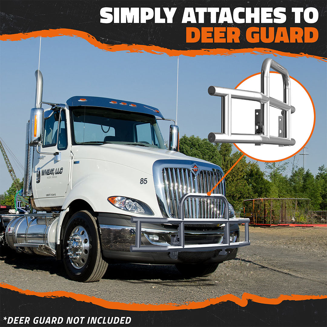 Front Bumper Guard Mounting Brackets for International Prostar 2008-Current (Brackets ONLY)