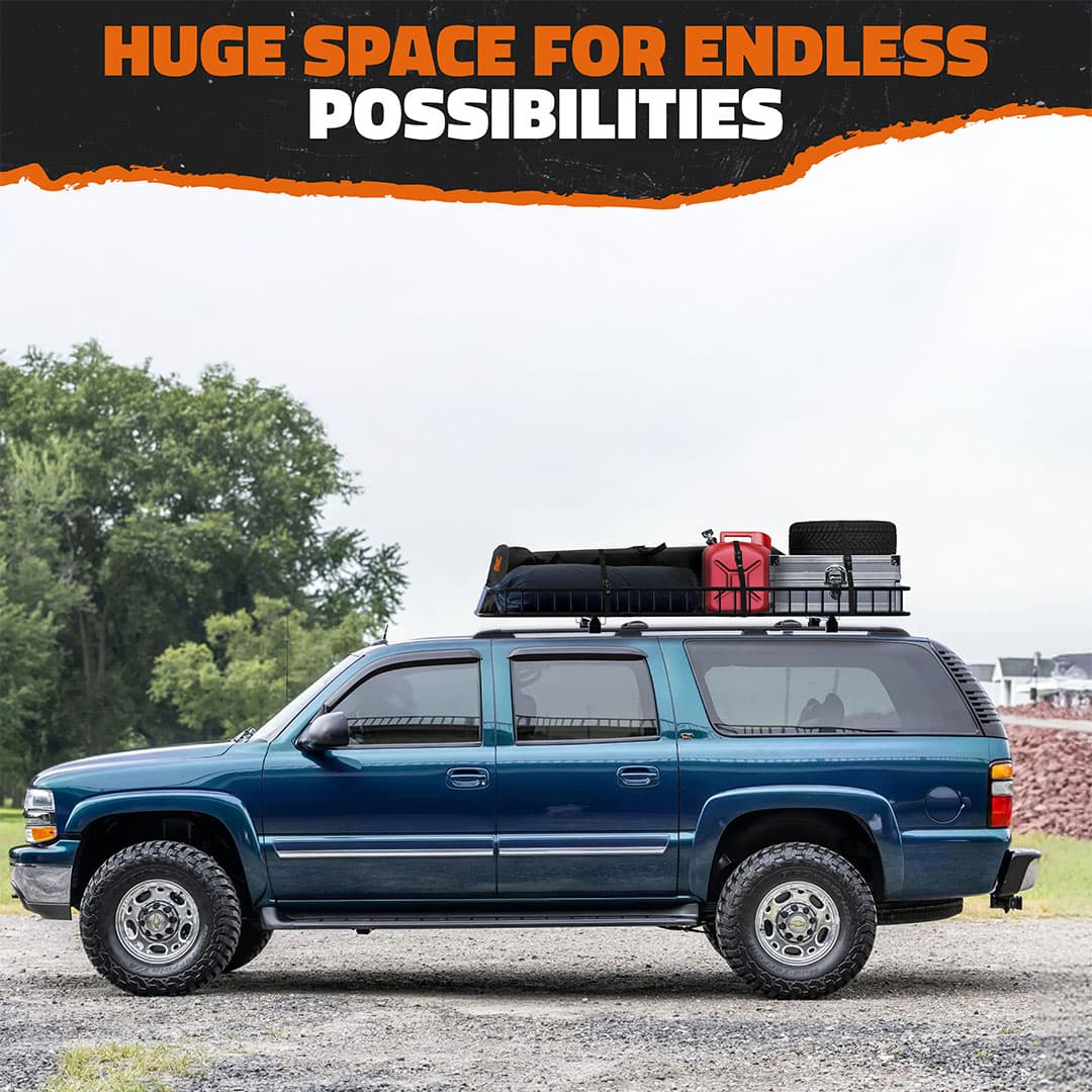 90"x50"x6" XXL Rooftop Carrier Basket