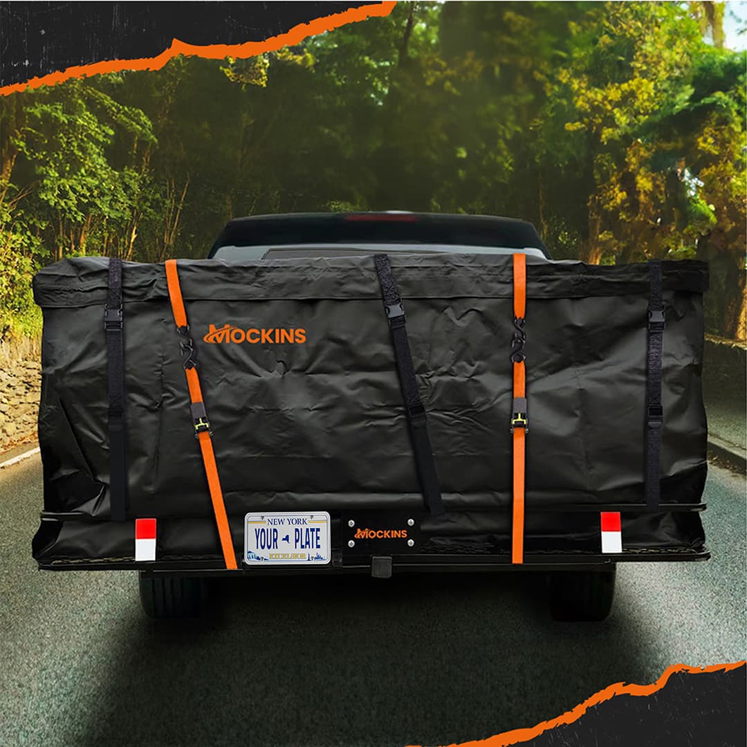 70"x30"x6" Hitch Carrier & 40 Cu Ft Cargo Bag