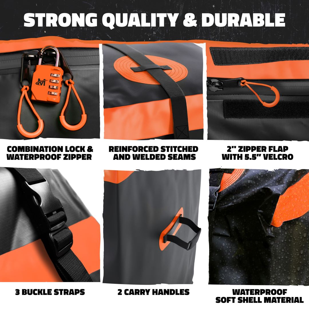 30 Cu Ft Cargo Bag 60"x24"x36" & Packing Cubes