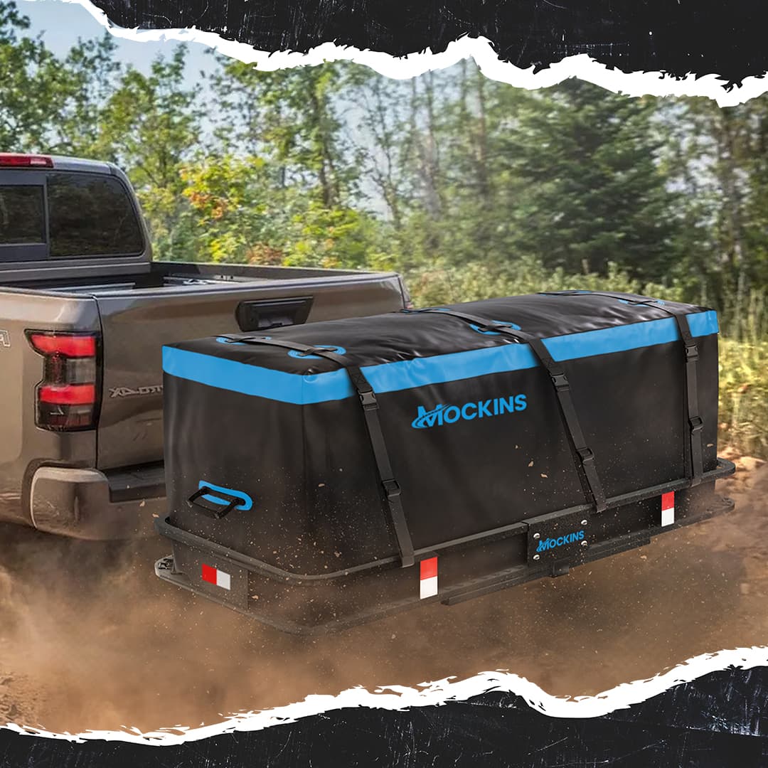 60"x20"x6" Hitch Carrier & 16 Cu Ft Cargo Bag