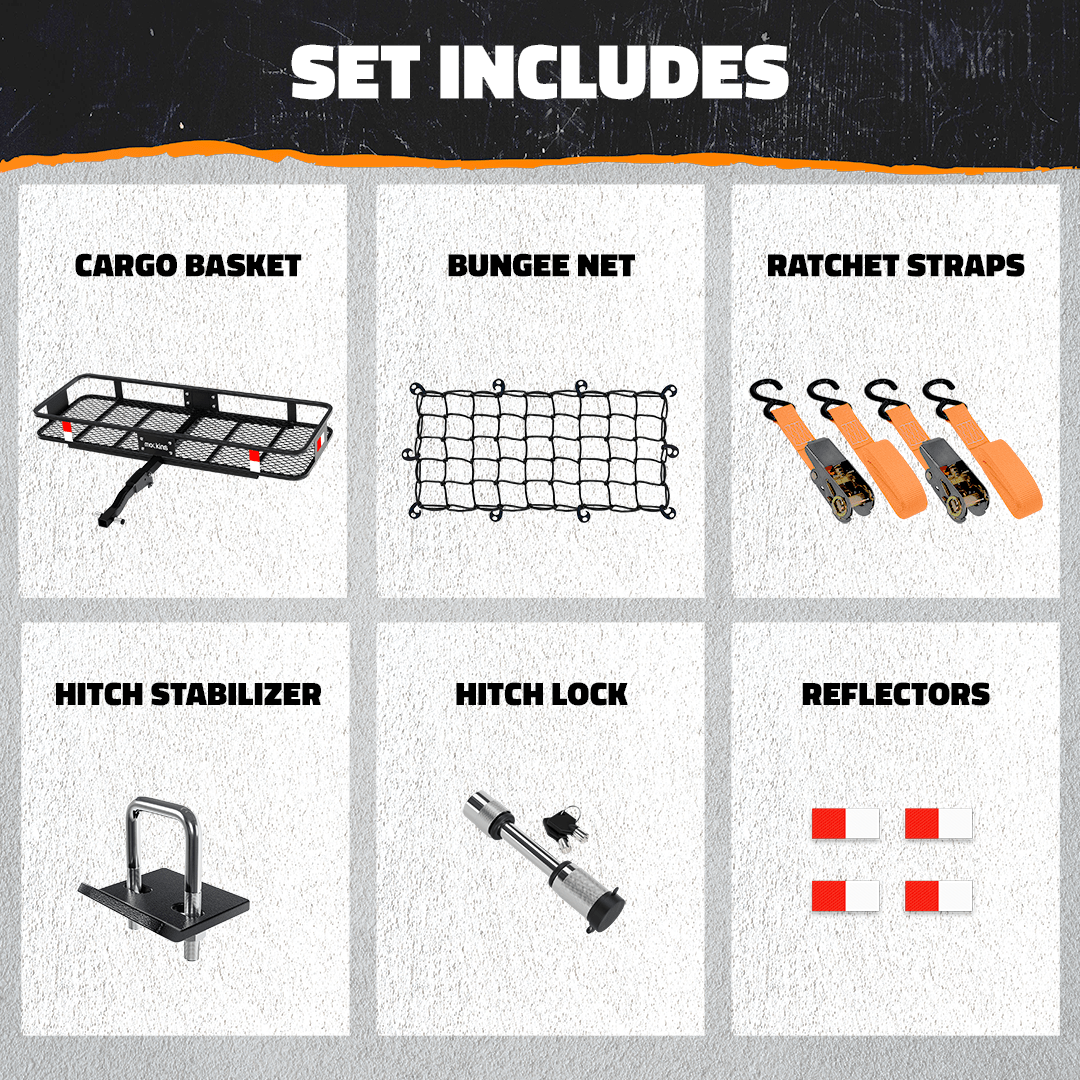 60"x20"x6" Cargo Hitch Carrier
