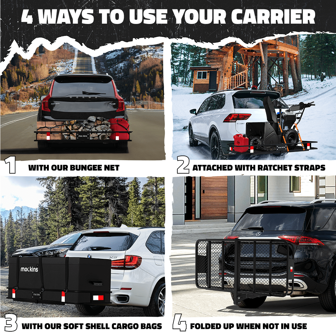 60"x20"x6" Cargo Hitch Carrier