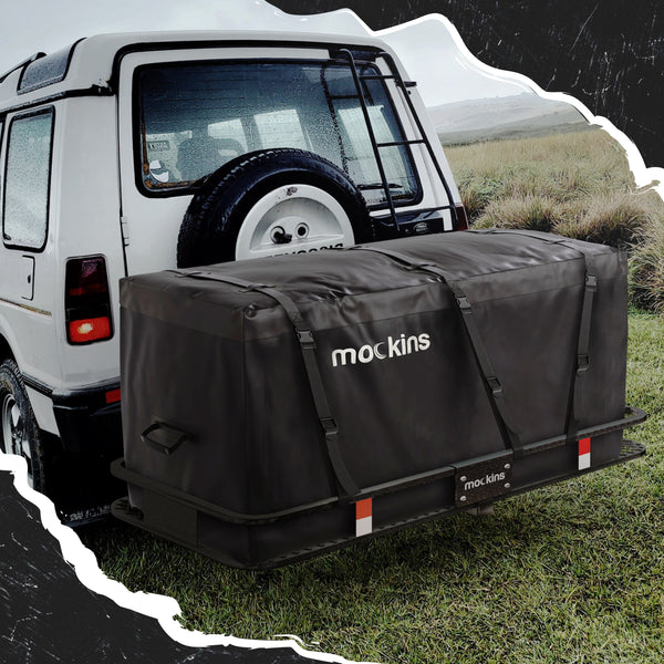 Waterproof Hitch Mount Cargo Carrier Bag 25 Cubic Ft. Mockins