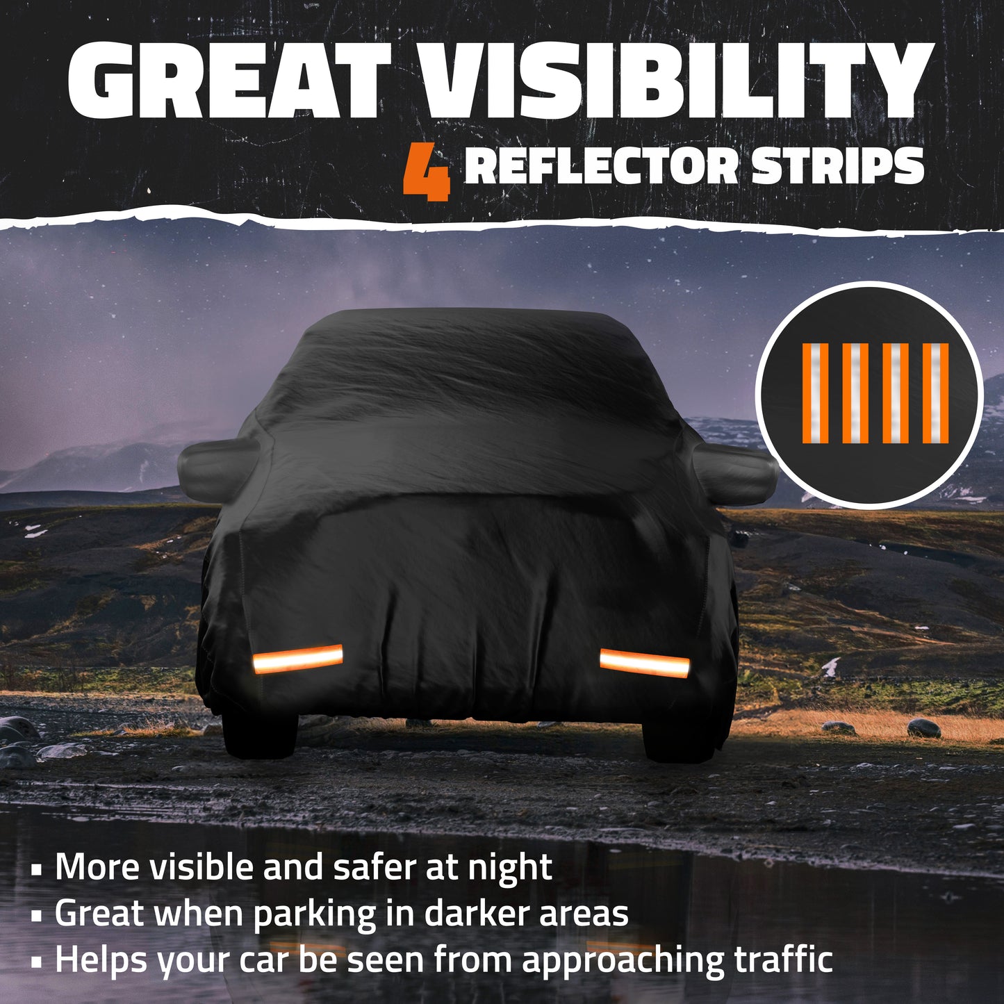 Heavy Duty Waterproof Car & SUV Covers - Cotton Lined