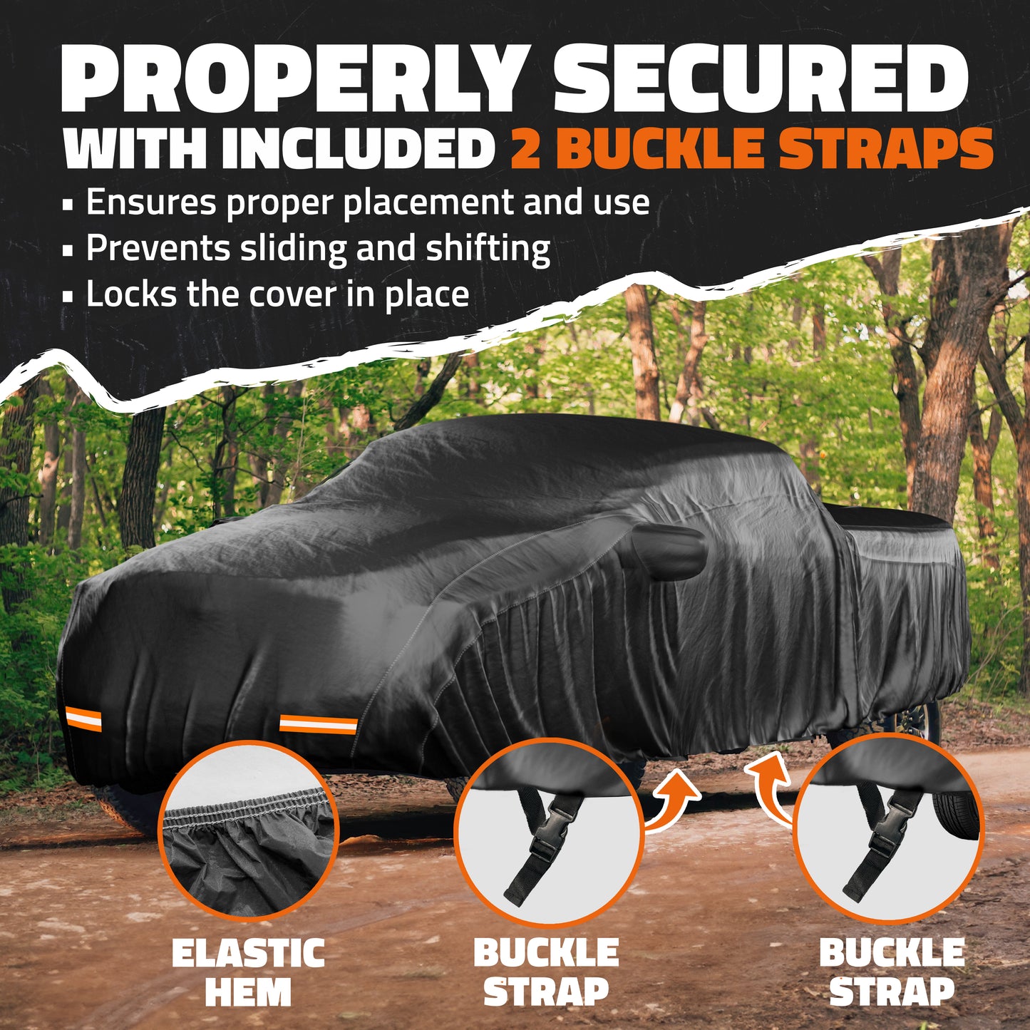 Heavy Duty Waterproof Car & SUV Covers - Cotton Lined
