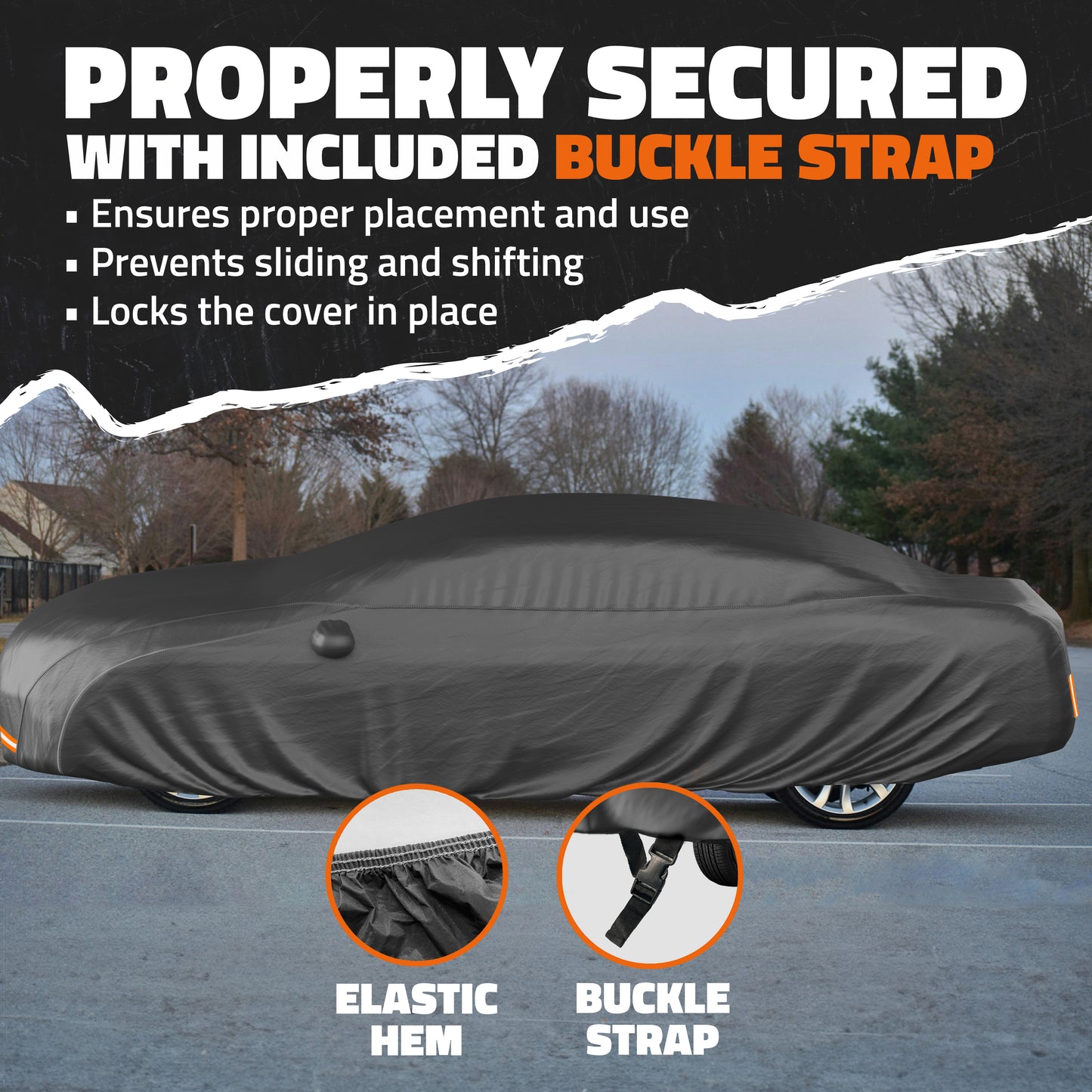 Heavy Duty Waterproof Car & SUV Covers - Cotton Lined