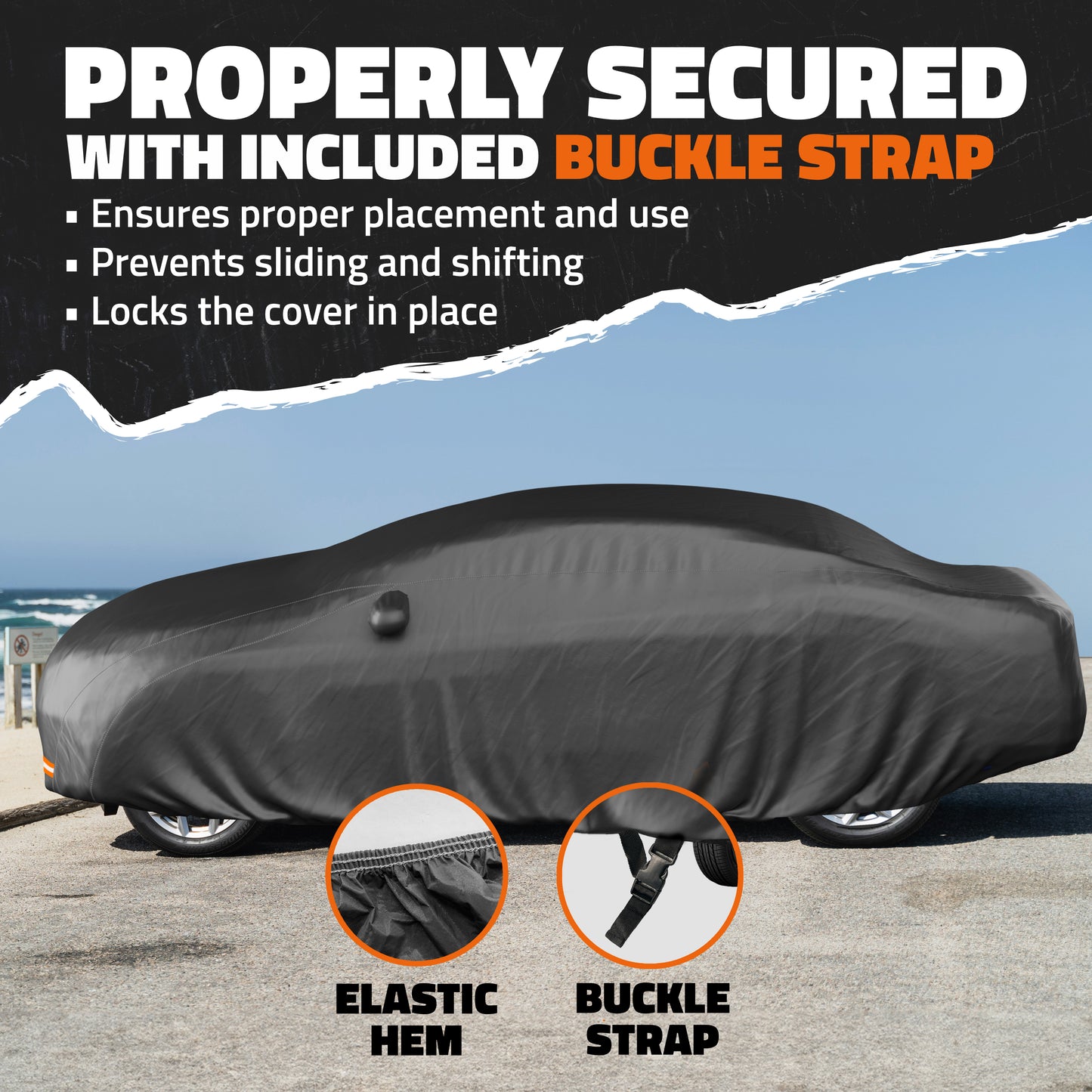 Heavy Duty Waterproof Car & SUV Covers - Cotton Lined