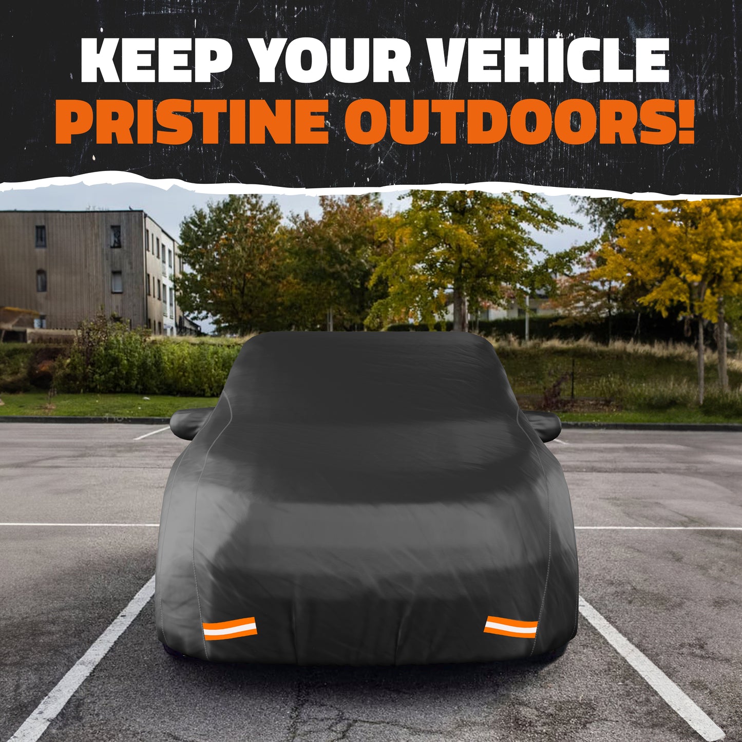 Heavy Duty Waterproof Car & SUV Covers - Cotton Lined
