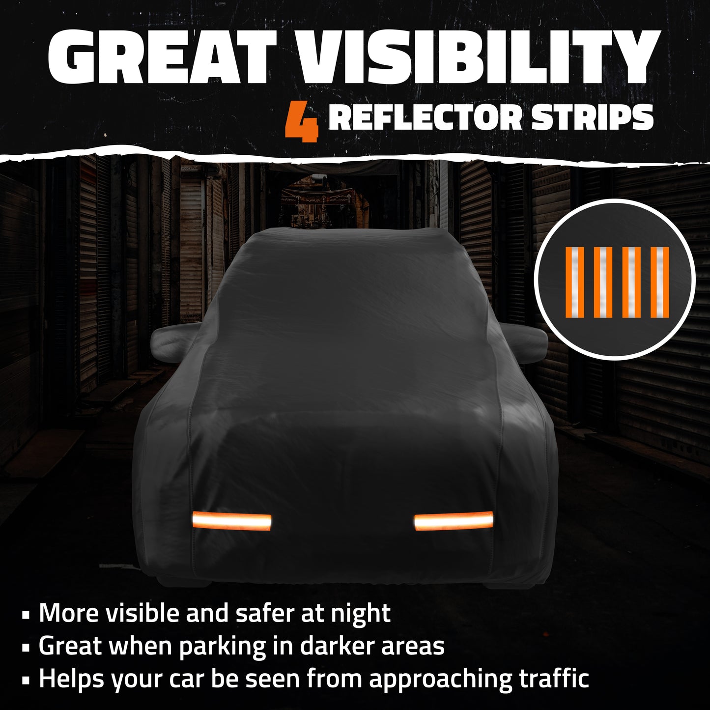 Heavy Duty Waterproof Car & SUV Covers - Cotton Lined
