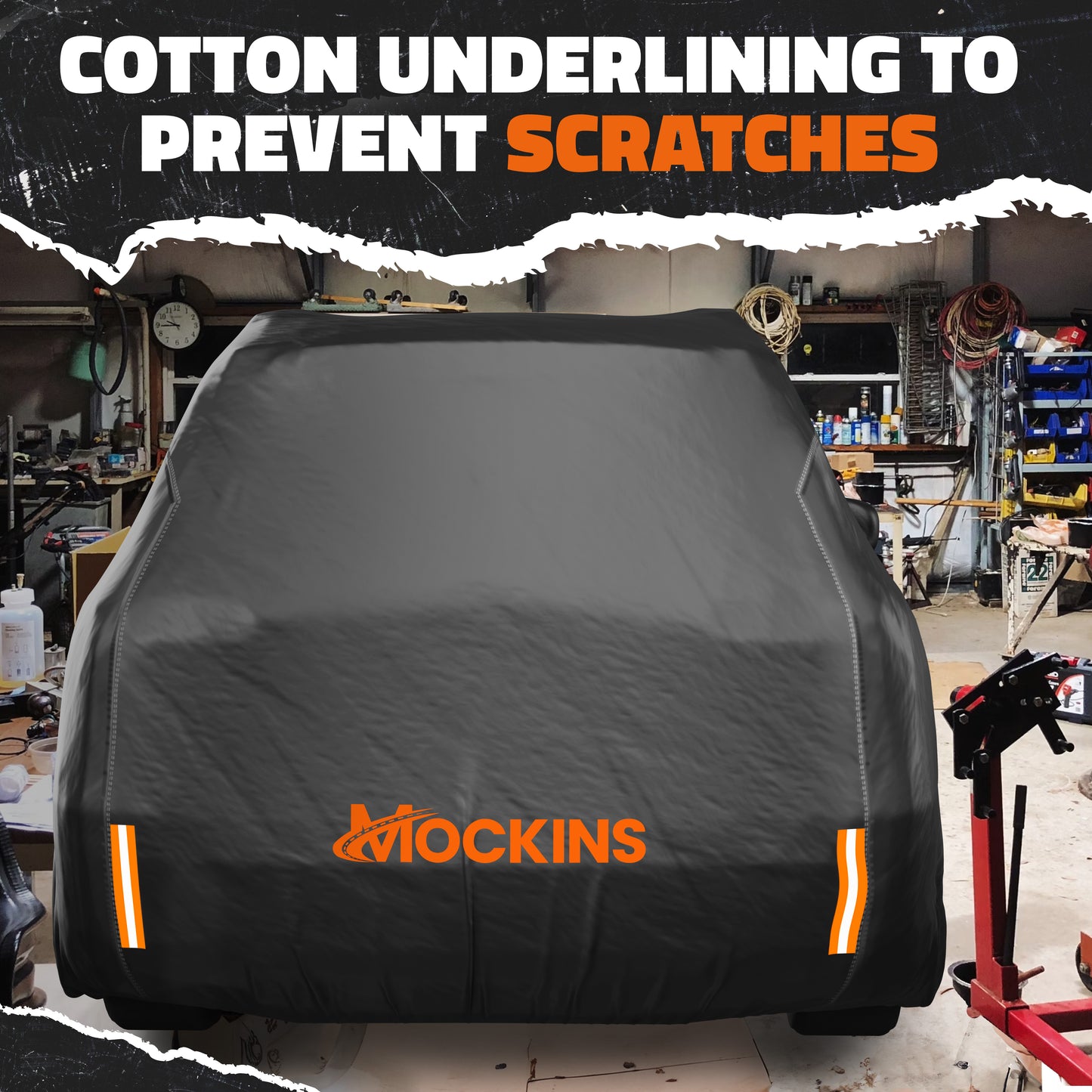 Heavy Duty Waterproof Car & SUV Covers - Cotton Lined