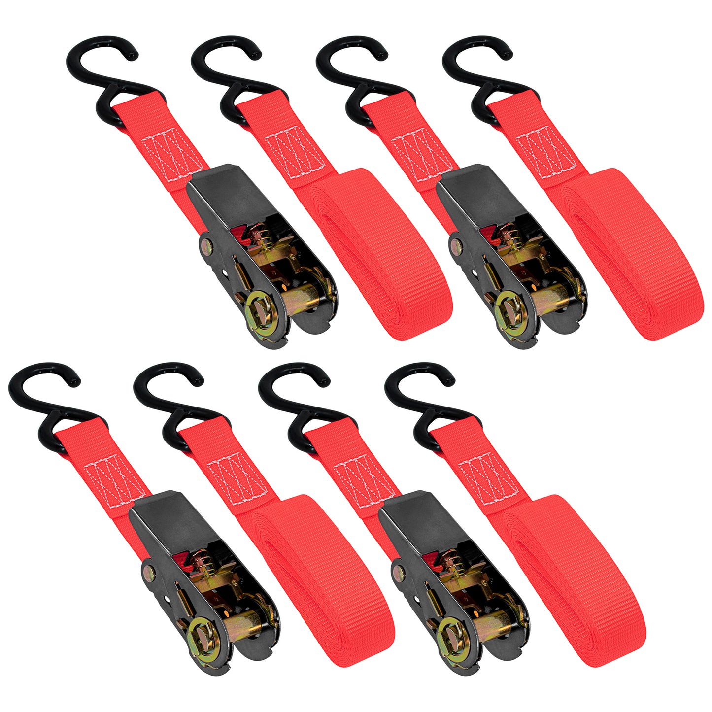Ratchet Straps - 4 Pack