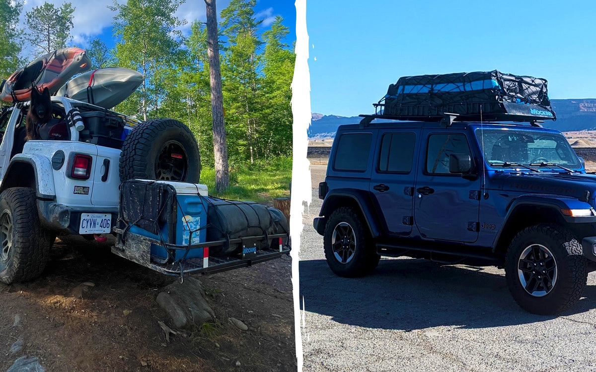 Hitch Mount Cargo Carriers vs. Rooftop Cargo Carriers