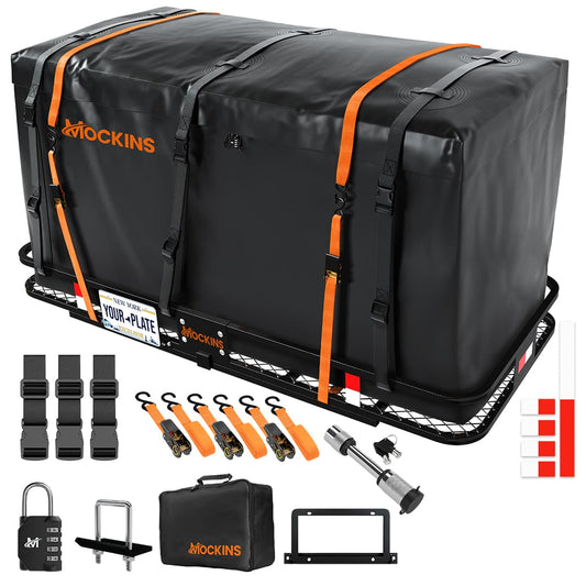 70"x30"x6" Hitch Carrier & 40 Cu Ft Cargo Bag