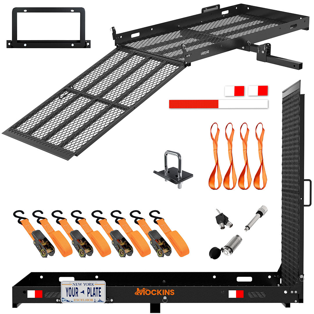 60"x30"x5" Wheelchair Hitch Carrier & Ramp