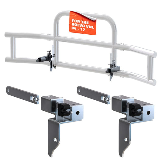 Front Bumper Guard Mounting Brackets for Volvo VNL 2004-2017 (Brackets ONLY)
