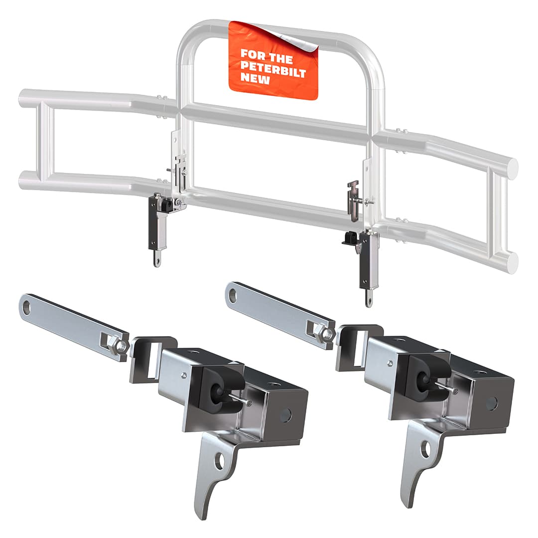 Front Bumper Guard Mounting Brackets for Peterbilt New Models (Brackets ONLY)