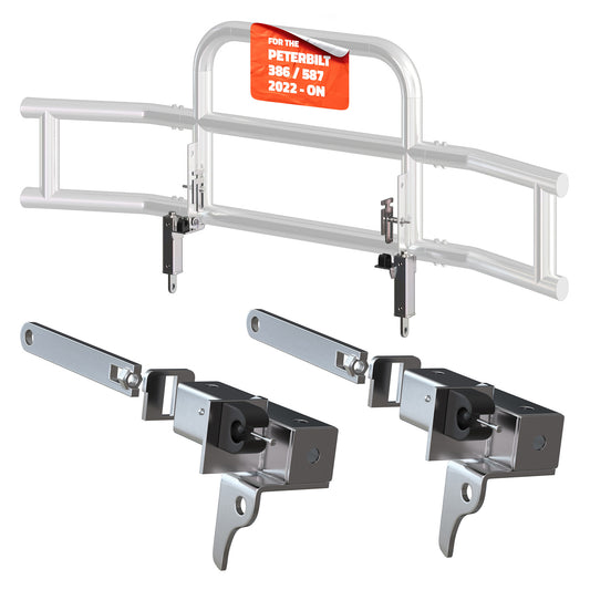 Front Bumper Guard Mounting Brackets for Peterbilt 386 / 587 2022-2026 (Brackets ONLY)
