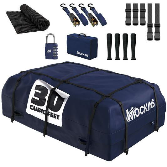 30 Cu Ft. Navy Blue Waterproof Roof Top Cargo Bag (60"x43"x20")