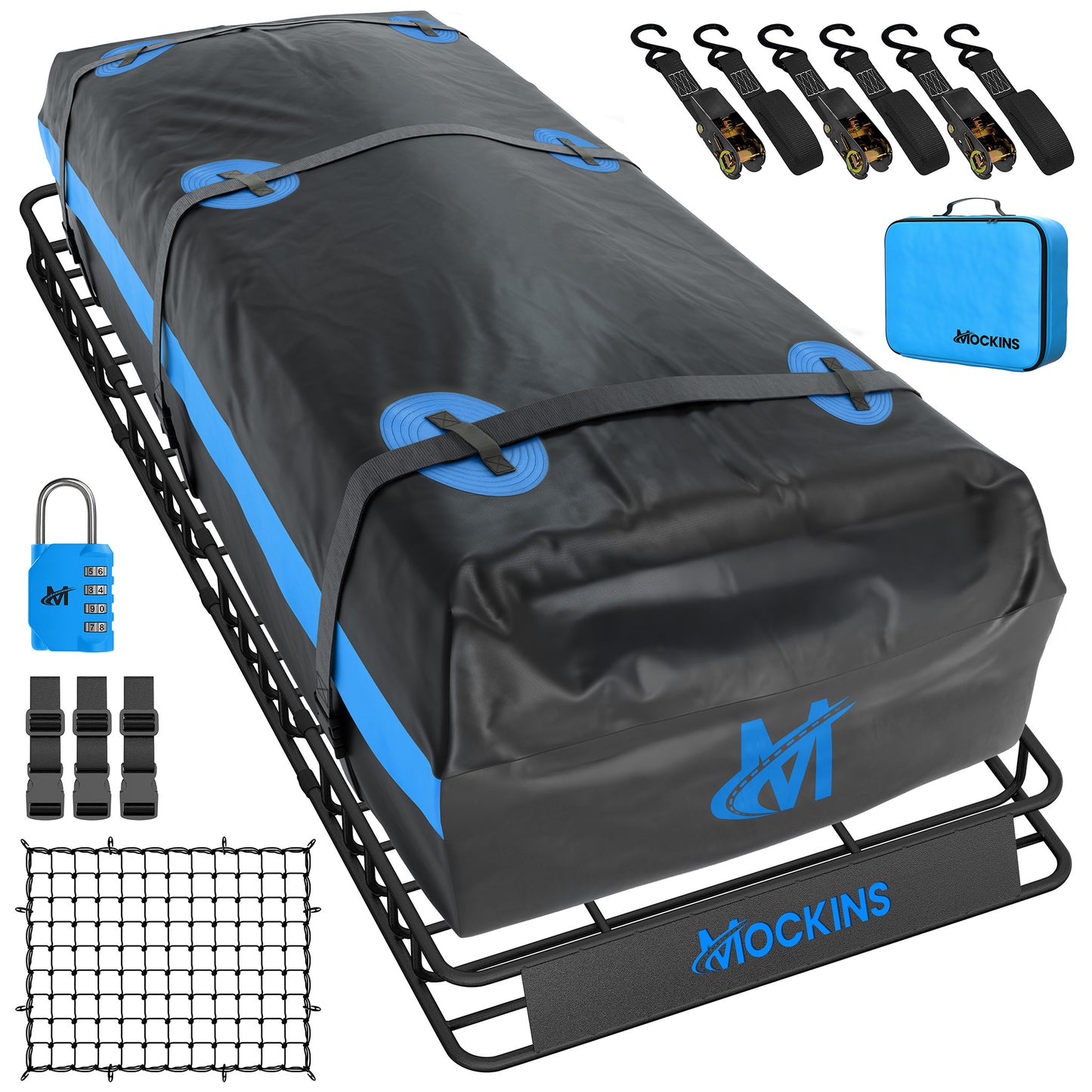 84"x39"x6" Extendable Roof Carrier & 35 Cu Ft Roof Bag