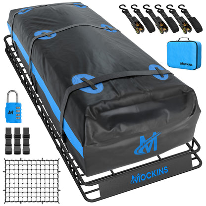 84"x39"x6" Extendable Roof Carrier & 35 Cu Ft Roof Bag