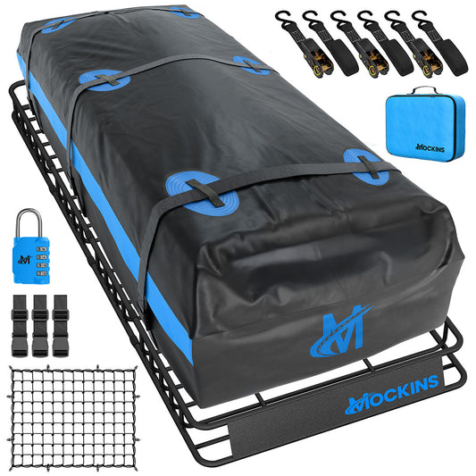 84"x39"x6" Extendable Roof Carrier & 35 Cu Ft Roof Bag