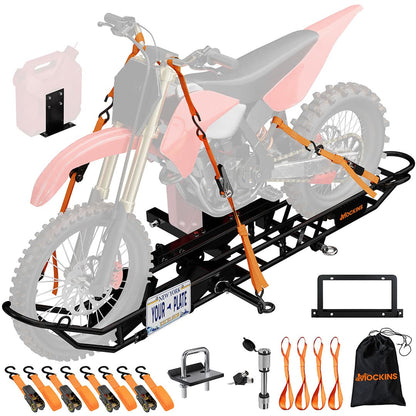 Tilting Dirt Bike Hitch Carrier for Hassle-Free Loading – Mockins