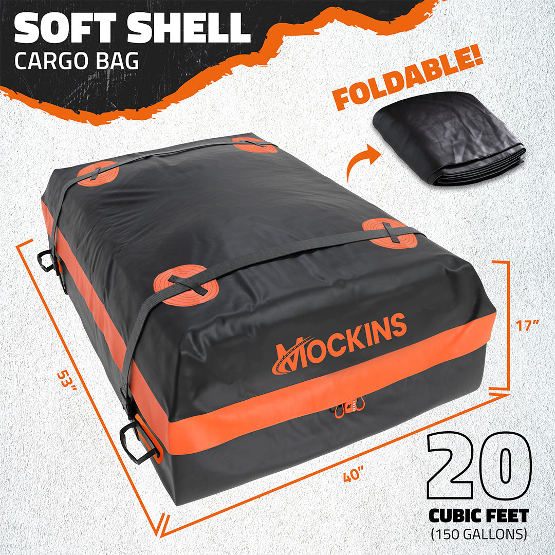20 Cu Ft Rooftop Bag 53"x40"x17"