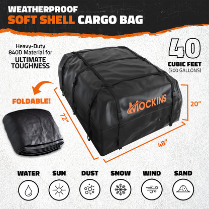 40 Cu Ft Rooftop Bag 72"x48"x20"