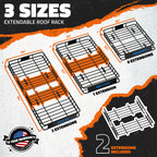84"x39"x4" Extendable Roof Carrier & 35 Cu Ft Roof Bag
