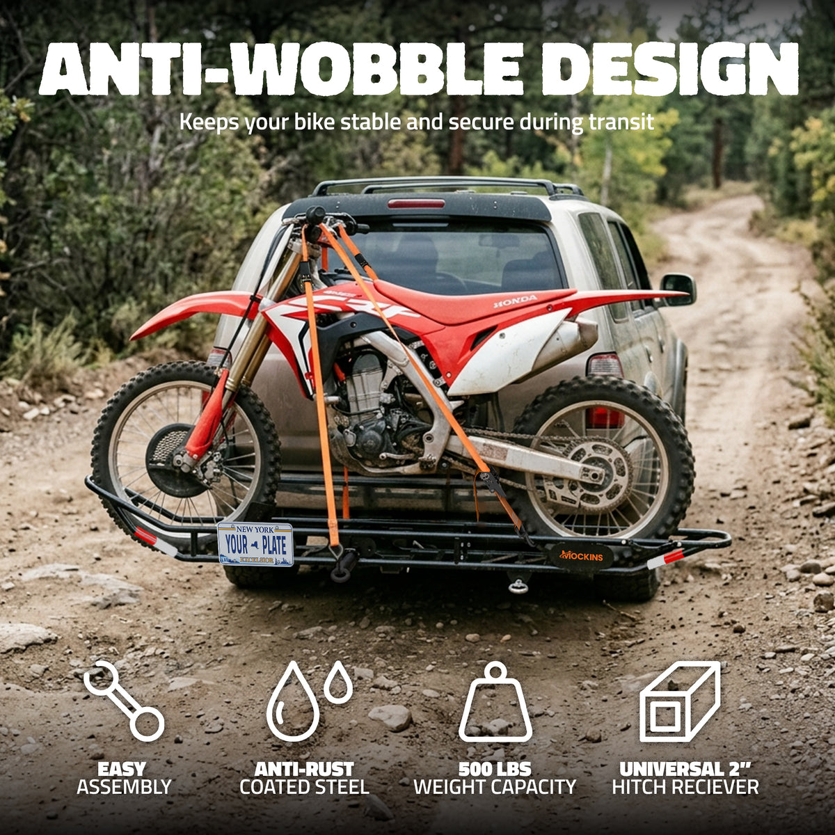 83" Dirt Bike Carrier & Tilting Loading Ramp