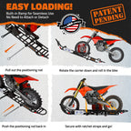 83" Dirt Bike Carrier & Tilting Loading Ramp