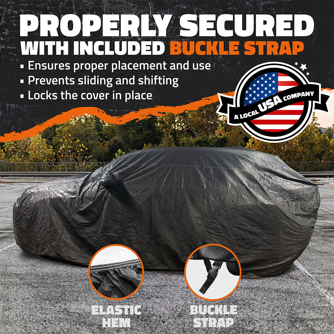 Heavy Duty Waterproof SUV Covers - Cotton Lined