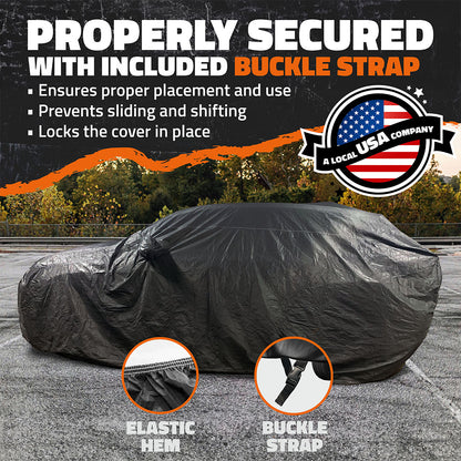 Heavy Duty Waterproof SUV Covers - Cotton Lined