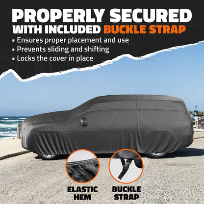 Heavy Duty Waterproof SUV Covers - Cotton Lined