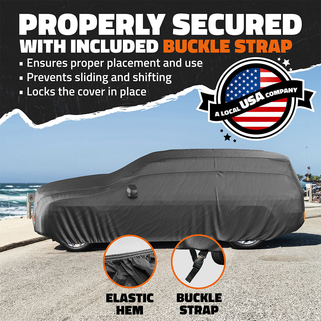 Heavy Duty Waterproof SUV Covers - Cotton Lined
