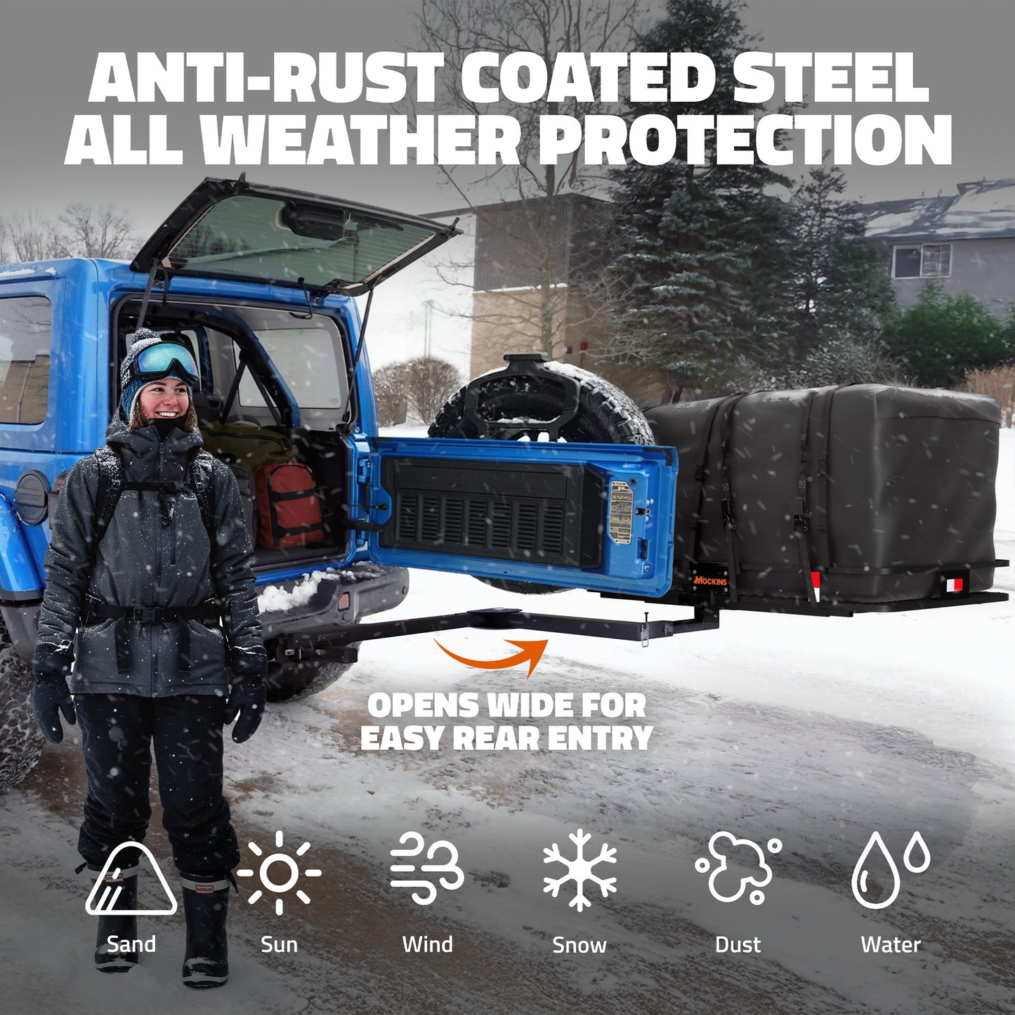 500 LBS Capacity Swing Away Hitch Adapter