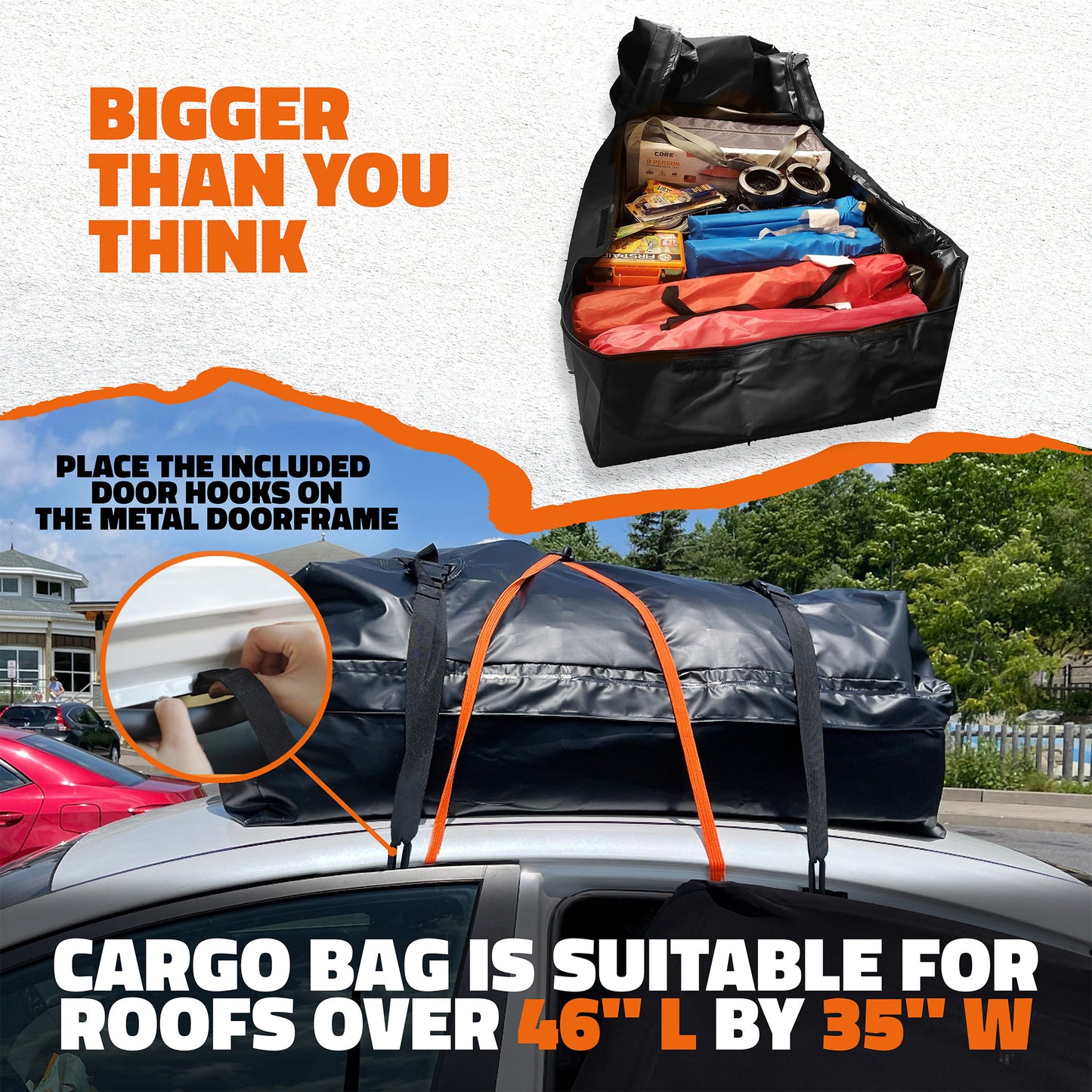 16 Cu Ft Rooftop Bag 45"x34"x18"
