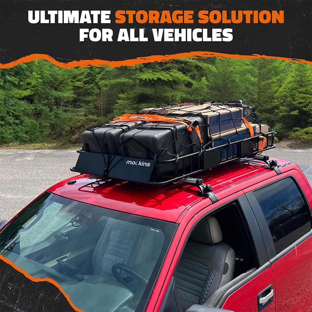 64"x39"x6" Extendable Roof Carrier & 16 Cu Ft Roof Bag