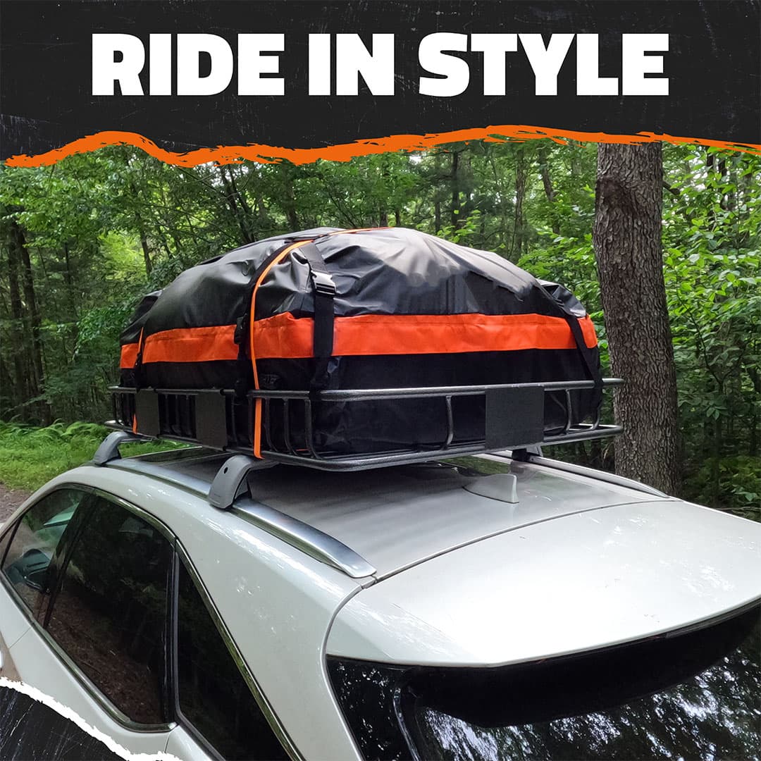 Best rooftop cargo bag without roof rack online